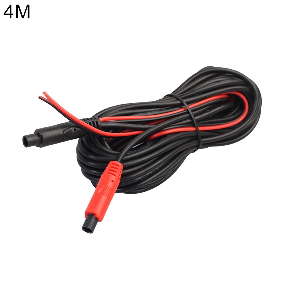 4-Pin Video Car Back-up Camera Connector Extension Cable Video HD Rearview Cord: 4m
