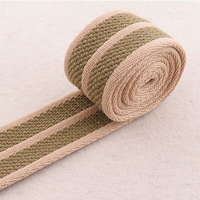 5 Yards 38Mm Geweven Katoen Gestreepte Singels Colorfu Lint Sleutelhangers Tas Riemen Portemonnee Bandjes Tape Tas Handvat Belting hond Kraag: 303