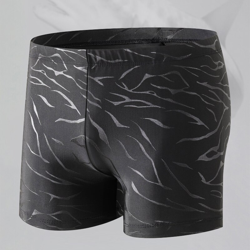 Bañador de piel de tiburón para hombre, traje de baño de secado rápido, bóxer de playa