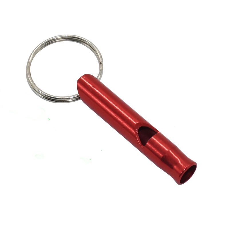 Kimi Aluminium Duif Training Fluitje Fluit Draagbare Sleutelhanger Verstelbare Fluitje Alarm Kat Hond Training Fluitje: SCARLET