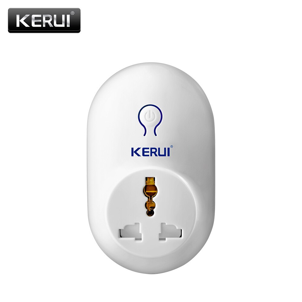 KERUI-enchufe inteligente de seguridad para el hogar, sistema de alarma de 433Mhz, inalámbrico, funciona con Kerui K52 W18 W20 G18 W2, 5 uds.