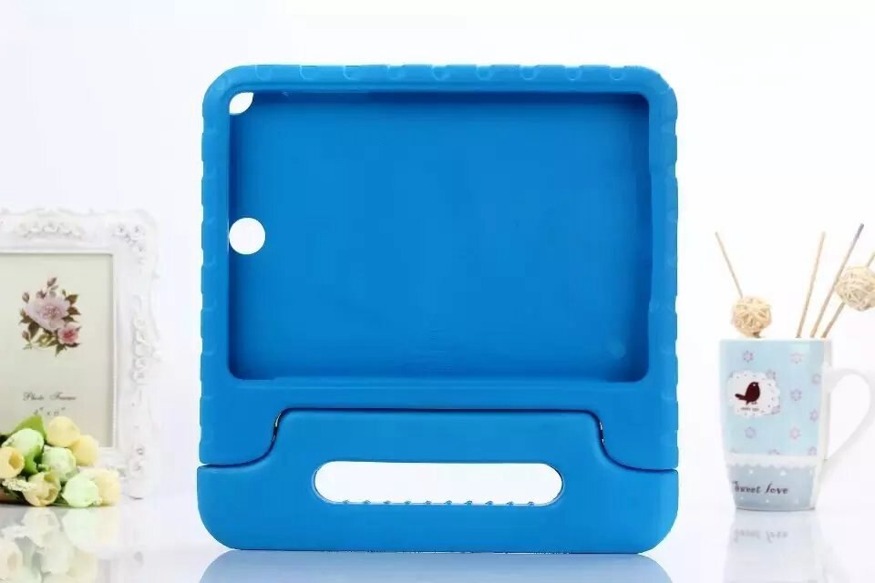 For Samsung Tab A 9.7 Tablet Case for Samsung Galaxy Tab A T550 T555 SM-T550 9.7&quot; Shockproof EVA Stand Cover Protector Shell: Blue