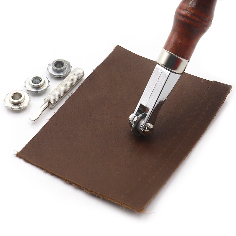 DIY näHenne Rad leder abstand stanzen werkzeug leder stanzen hilfs glasritzrades 3mm 3,5mm 4mm 5mm NäHenne ritzen Rad
