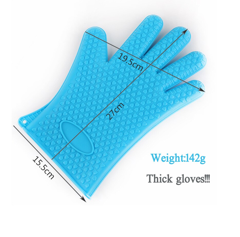 Gant de cuisson en Silicone | 1 pièce, résistant à la chaleur, gant de cuisson, gant de cuisson, gant de cuisine pour micro-ondes