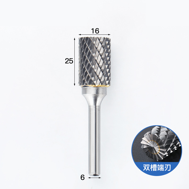 1pc-free vhm tungsten staal frees, 6mm schacht EEN soort Metalen elektrische slijpen hoofd, polijsten tool: AEX1625M06