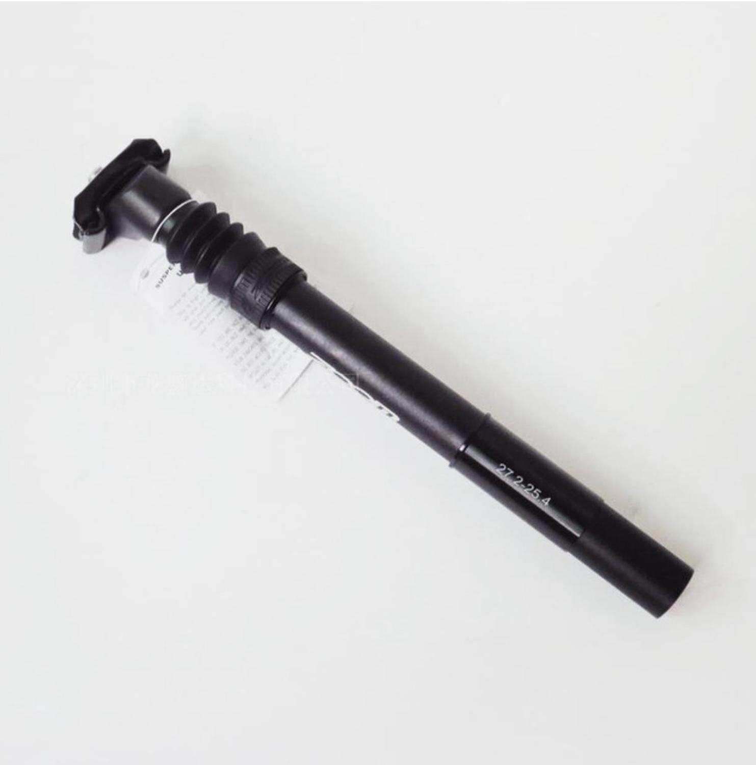 ZOOM-tija de sillín para bicicleta, amortiguador de Ciclismo de Carretera, tubo de 25,4/26,6/26,8x300MM: 26.8 black