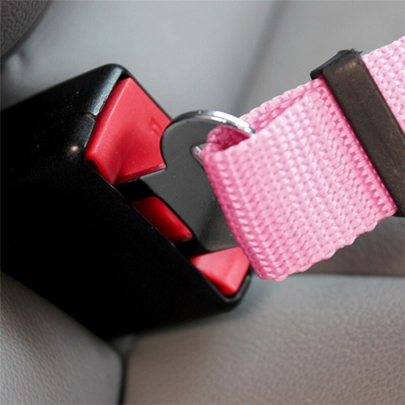 5 Kleuren Pet Veiligheidsgordels Hond Auto Veiligheidsharnas Terughoudendheid Lead Leash Reizen Clip