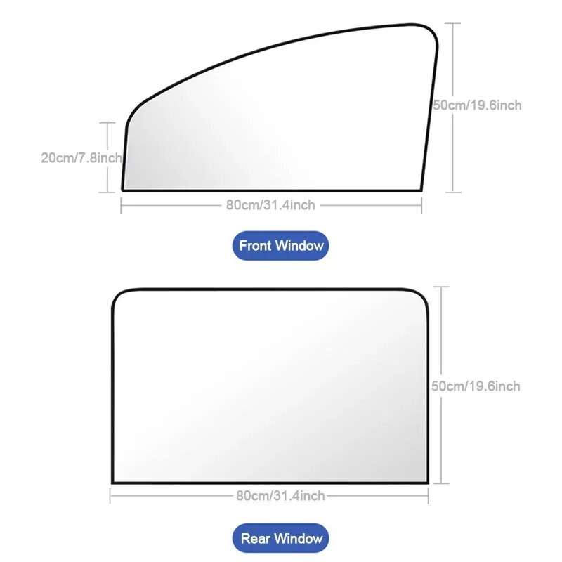Zonneschermen Voor Autozijruiten Voor Kia Picanto 2017-2024, Mesh Ademende Schaduw Blind Blok UV-Stralen Privacy Zonneschermen Bescherming Accessoires,B/2 Rear doors