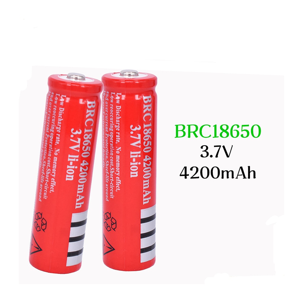 100%  originale 18650 3.7v 4200 mah 18650 genopladelige lithium batterier til gtl evrefire lommelygte batterier