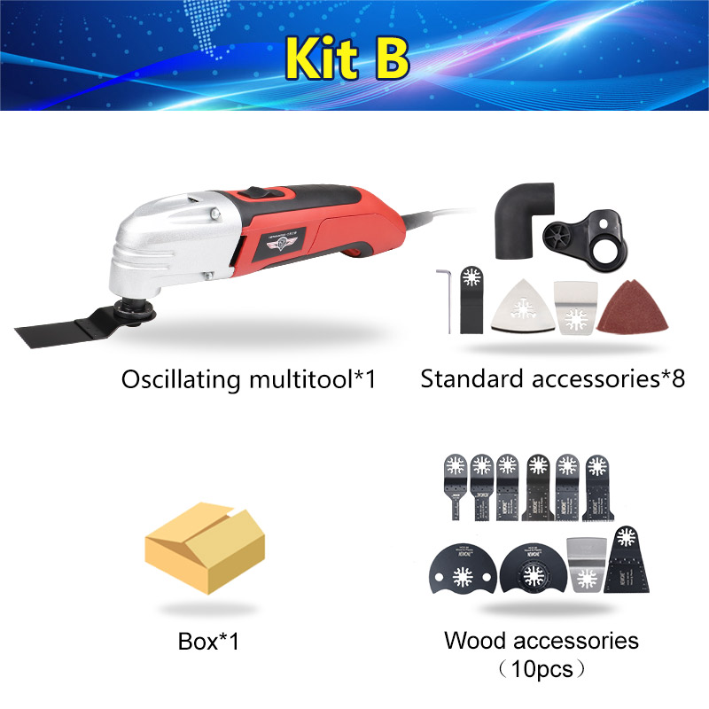 Renovator Multi-cutter Oscillating Tool Cutter electric Trimmer Variable-Speed Multifounction Tool DIY at home: wood working