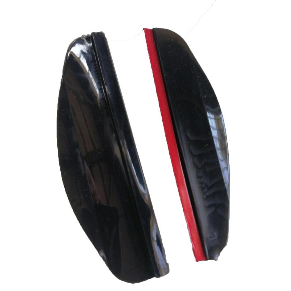 Flexible PVC car accessories rear view mirror rain curtain rainproof sheets rear mirror car eyebrow rain cover 2 pieces