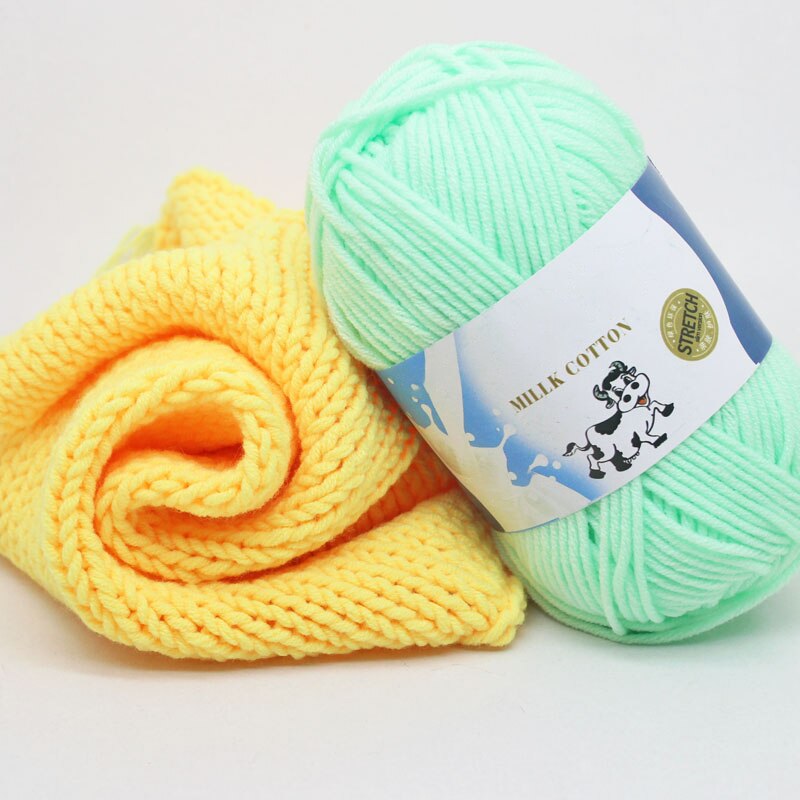 5 Stks/set Melk Katoen Breien Garen Super Zachte Gehaakte Threads Baby Wol Hand-Gebreide Lijnen Voor Geweven Trui Diy ambachten Draad