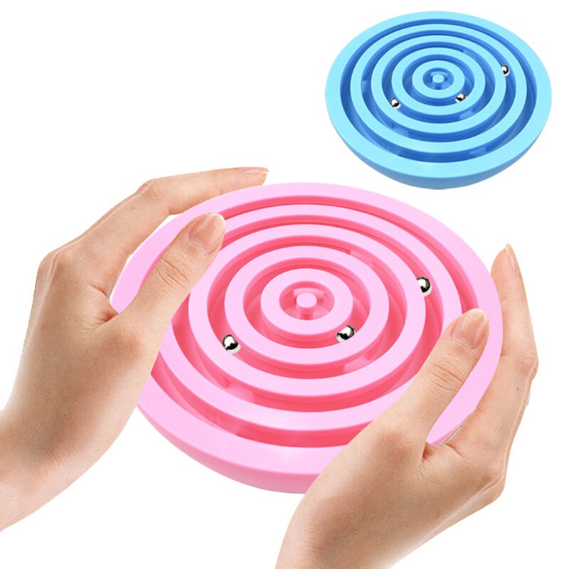 Intellect Bal 3D Puzzel Bal Labyrint Puzzel Toy Sphere Uitdagende Hindernissen Spel Brain Tester Balance Training