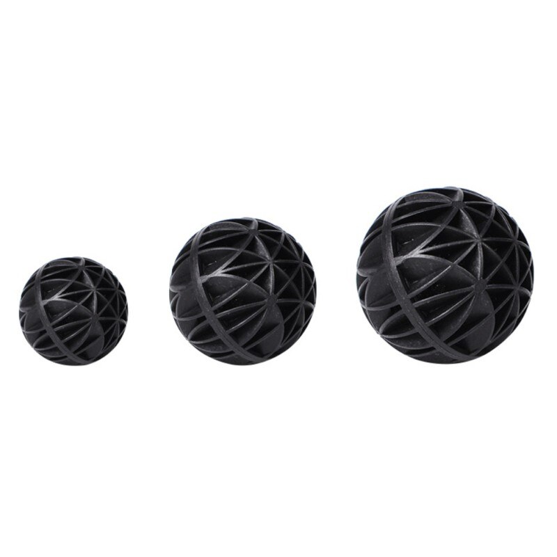 100 Uds prácticas biobolas para acuarios filtros de pecera Bola negra 16 MM/26 MM