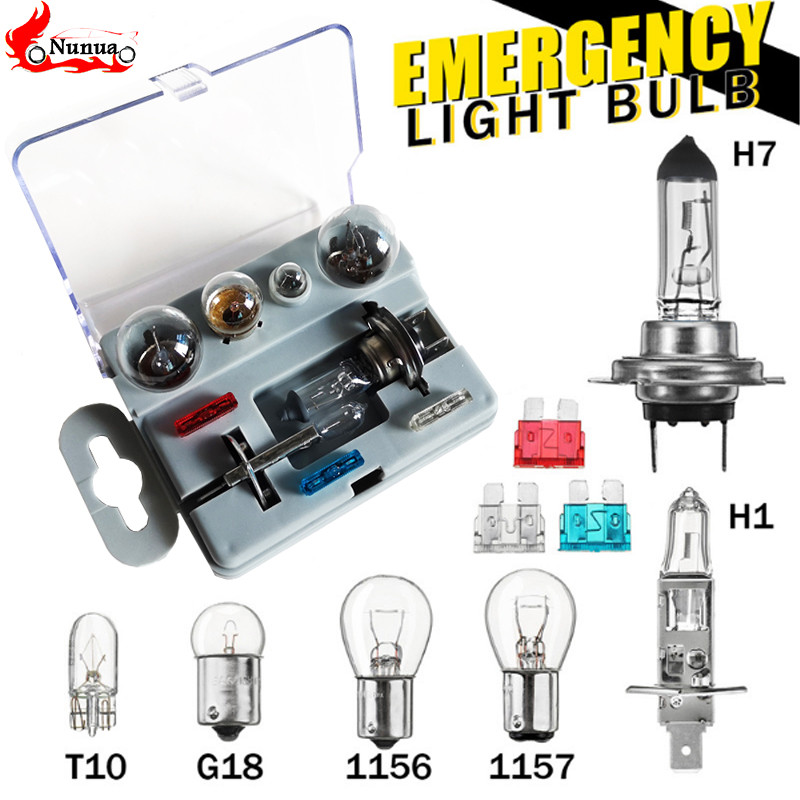 Auto Notfall Lampe T8,5 T10 G18 H1 H4 H7 Nebel Licht Drehen Lampe Scheinwerfer Birne BA15S BAU15S Bucht15D Auto Halogen Ersatz Licht SICHERUNG: Tiefe Blau