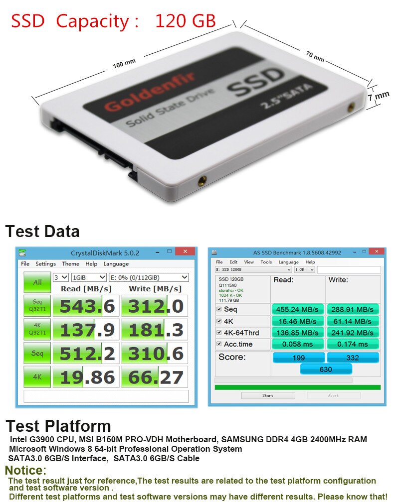SSD 240GB 120GB 60GB 2.5 inch disk drive hd hdd 64GB 128GB solid state drive for pc ssd 256GB