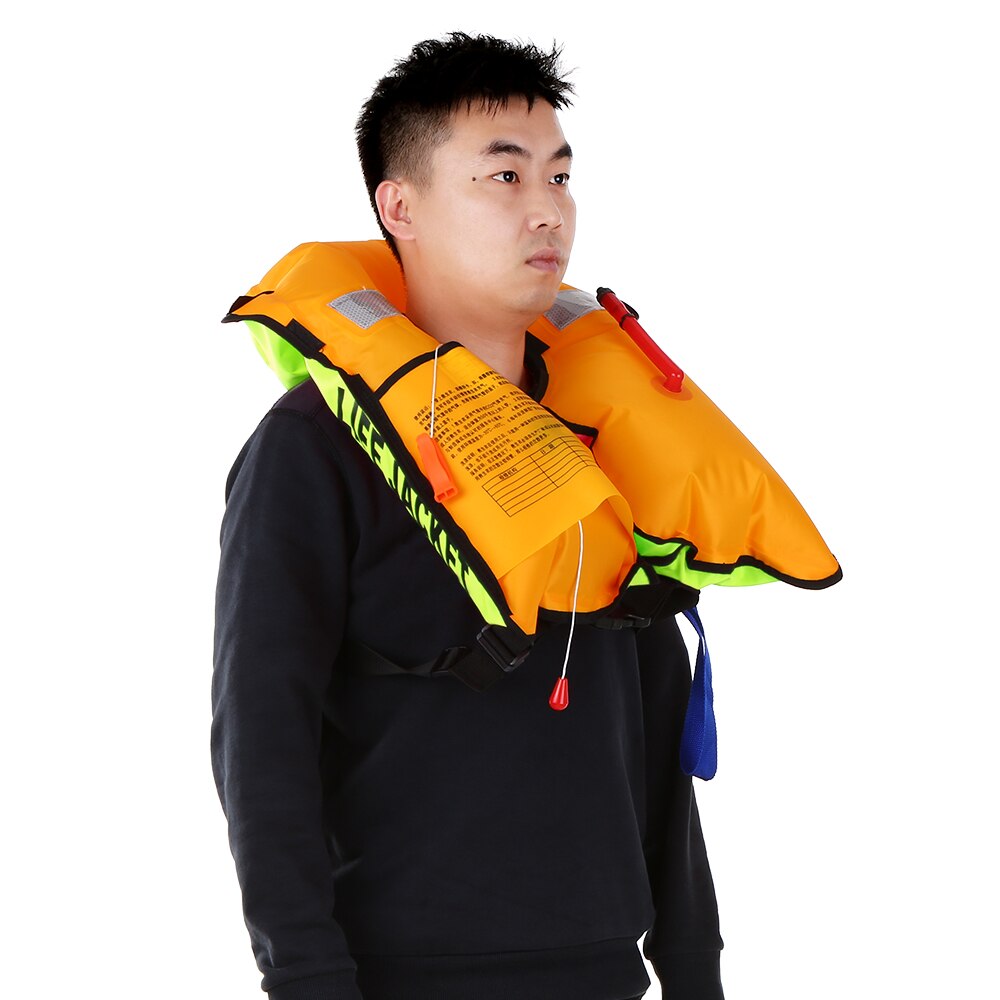 Manual Inflatable Life Jacket Adult Life Vest Water Sports Swiming Fishing Survival Jacket