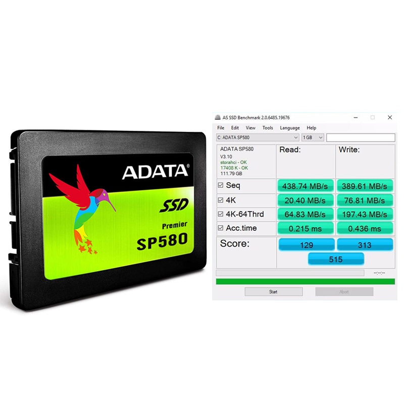 ADATA SSD 120 240 480 SATA 3 SSD SP580 2.5 Inch Internal Solid State Notebook PC Desktop