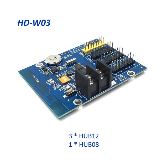 Huidu HD-W00 HD-W02 HD-W03 HD-W04 control card single-dual color wifi controller for outdoor led advertising: HD-W03