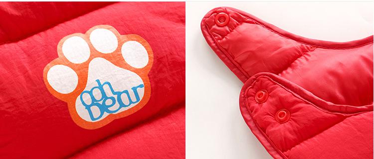 décontracté bébé garçons fille combinaison barboteuse pour enfants salopette hiver épaissi pantalon solide vent preuve vers le bas pantalon