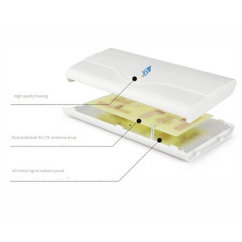 4G LTE TS9 Antenna 40DBi High Gain Antenna with Dual TS9 Connector Signal Booster for Vodafone Huawei Hotspot Router Etc