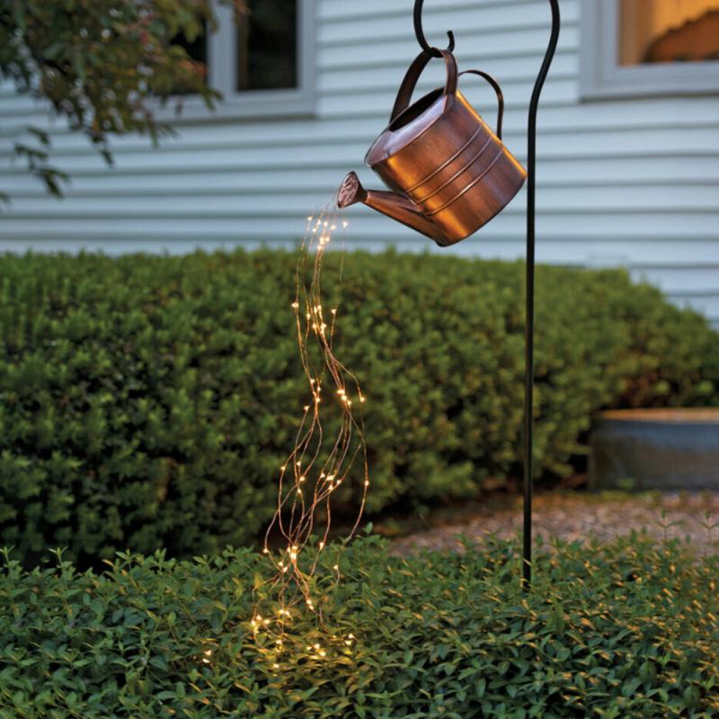 Stern Dusche Kunst Licht Gießkanne Lichter Solar- Wasserfall Lichter Garten Dekoration draussen LED Lampe Hof Romantische Dekoration