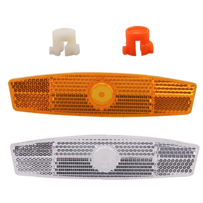 4pcs/set Bike Bicycle Spoke Reflector Safety Warning Light Safety Wheel Rim Reflective Lamp Mount Vintage Clips Tube Reflector