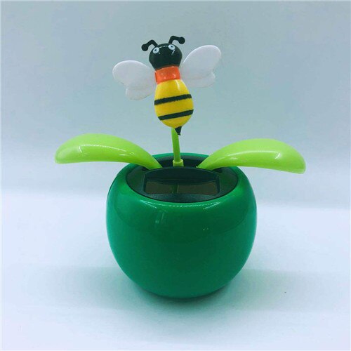 Funny Solar Powered Dancing Flower Swinging Toys Vibrant Automobile Dashboard Family Balcony Decoration For Friend: 6