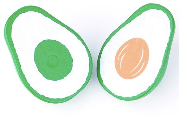 Montessori Educational Toy wooden kitchen toy fruit cutting avocado cut fruit toy house food toy Pretend Play Toy Christmas
