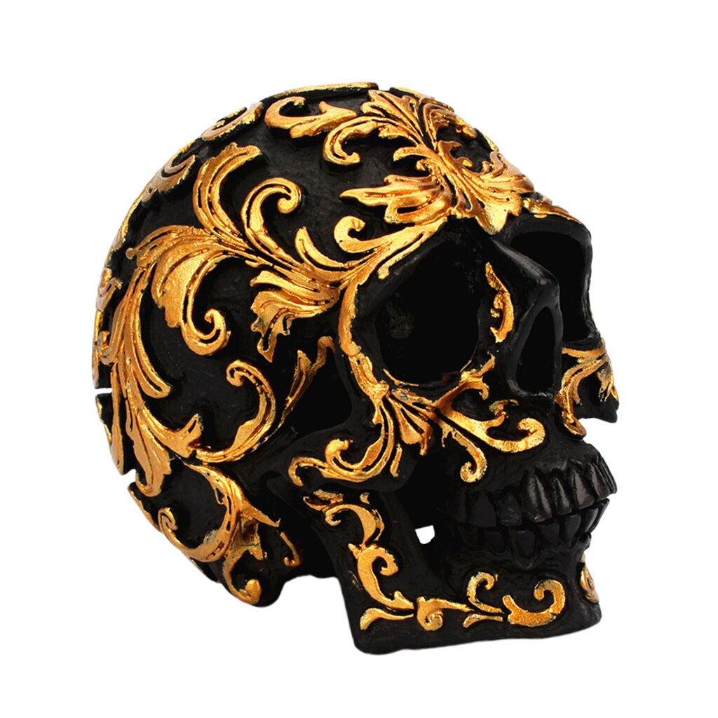 Resin Craft Skull Statues & Sculptures Garden Statues Sculptures Skull Ornaments DIY Art Carving Statue
