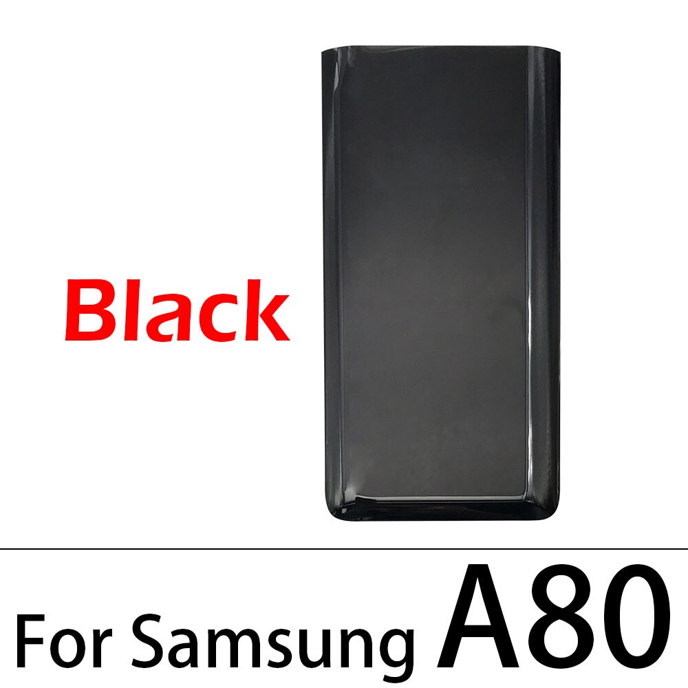 Tylna pokrywa szklana baterii pokrywa tylna obudowa do obudowy tylnej obudowy Huawei Nova 2S z obiektywem aparatu: A80 black
