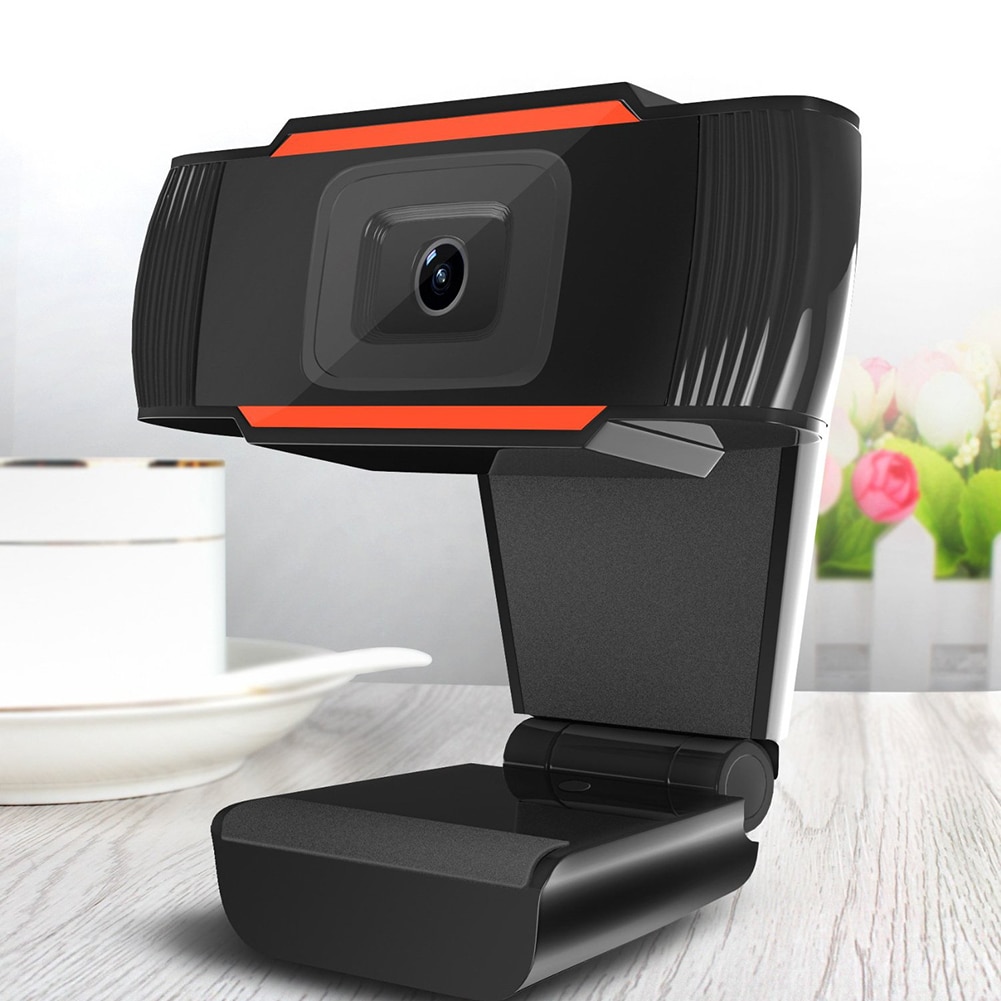 30 Degrees Rotatable 2.0 HD Webcam 1080p USB Camera Video Recording Web Camera with Microphone For PC Compute