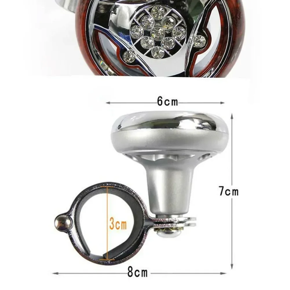 Auto Lenkrad Knopf Ball Auto Lkw Lenkrad Hilfe Energie Griff Assister Spinner Knopf Ball Universal- NEUE