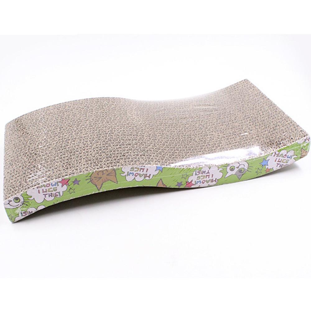 Various Shapes Cat Toy Cat Scratch Board Pad Scratching Post Kitten Corrugated Paper Pad Cat Grinding Nail Scraper Mat Mattress