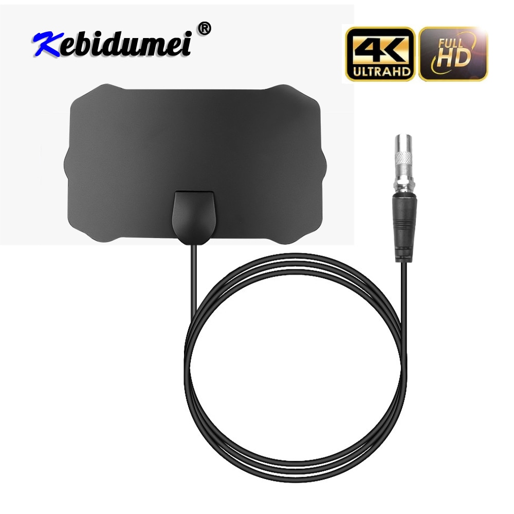Kebidumei 200M Range TV Signal Digital Antenna Cable HD 1080P 4K TV Antenna Digital Indoor HDTV With Amplifier Signal Booster
