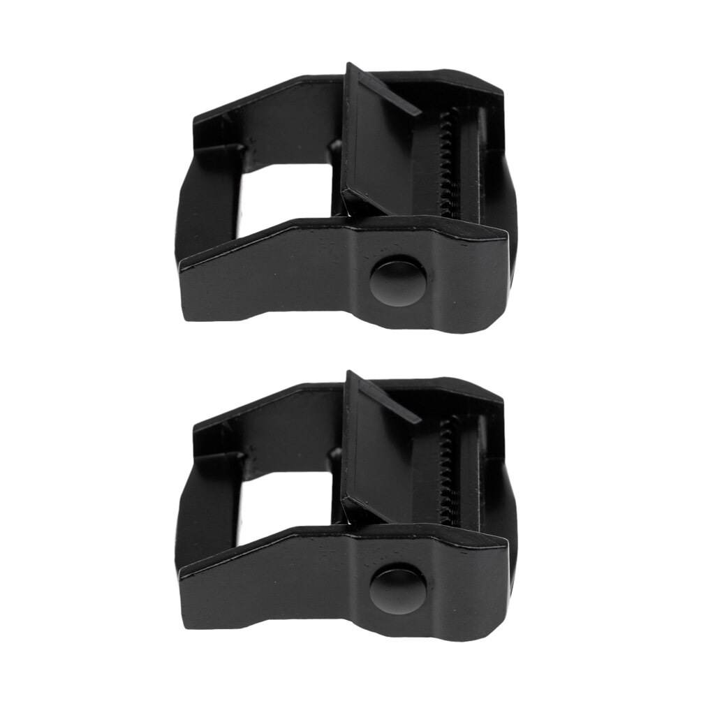 2 pezzi Kayak Cam Tie Imbottiture Cinghia Dei Bagagli Cargo Lash Cinghia Dello Zaino In Alluminio Fibbia In Metallo 38 millimetri 1.5 &#39;&#39;Toggle clip