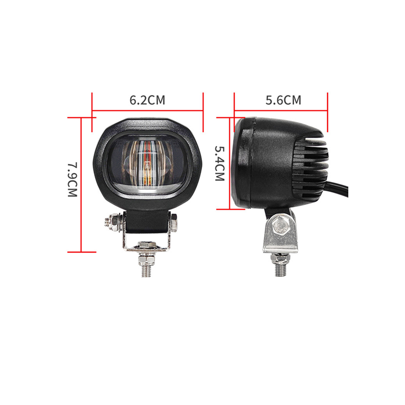 10 ~ 80V colore blu rosso per carrello elevatore luce laser carrello elevatore luce di lavoro LED luce di avvertimento carrello elevatore