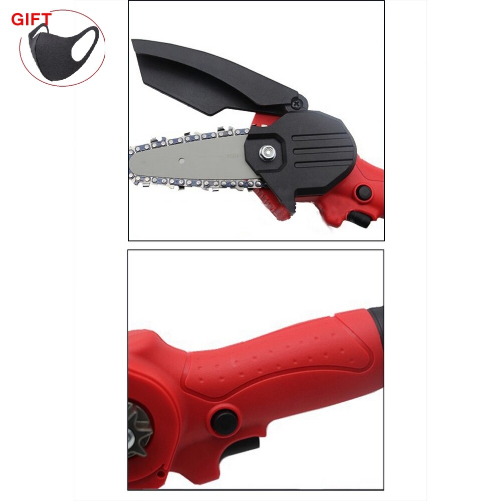 Portable Electric Pruning Saw Electric Saws Woodworking Electric Saw Garden Logging Mini Electric Chain Saw Lithium Battery