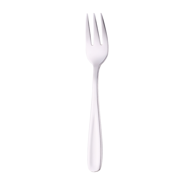 6Pcs/lot Gold Cake Forks Stainless Steel Mini Fork Thick Cutlery Fruit Fork Metal Dessert Fork for high tea Party: Silver