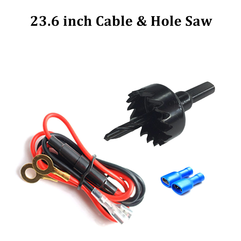 mini digital voltmeter panel volt volt måler tester med ta på på av bryter til bil motorsykkel båt marine biltilbehør