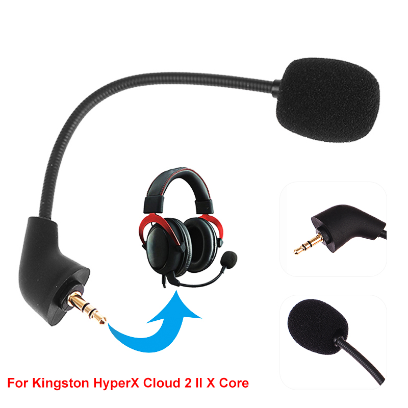 Ersatz spiel mikrofon 3,5mm Mikrofon für Kingston Hyperx Cloud 2 II x Core Gaming Headset Zubehör