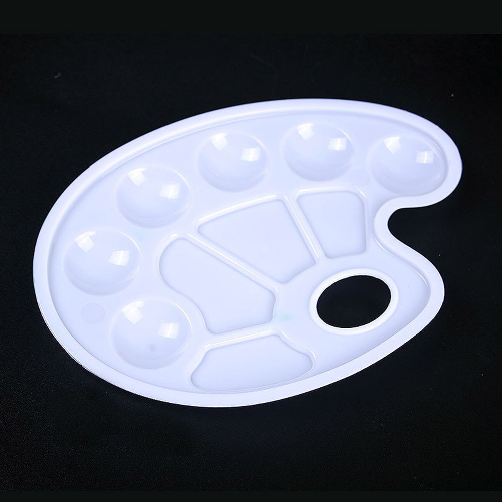 Plastic Color Palette Oil Watercolour Painting Pigment Tray Pallet Supplies Arts Crafts Alternatives Painted Tools