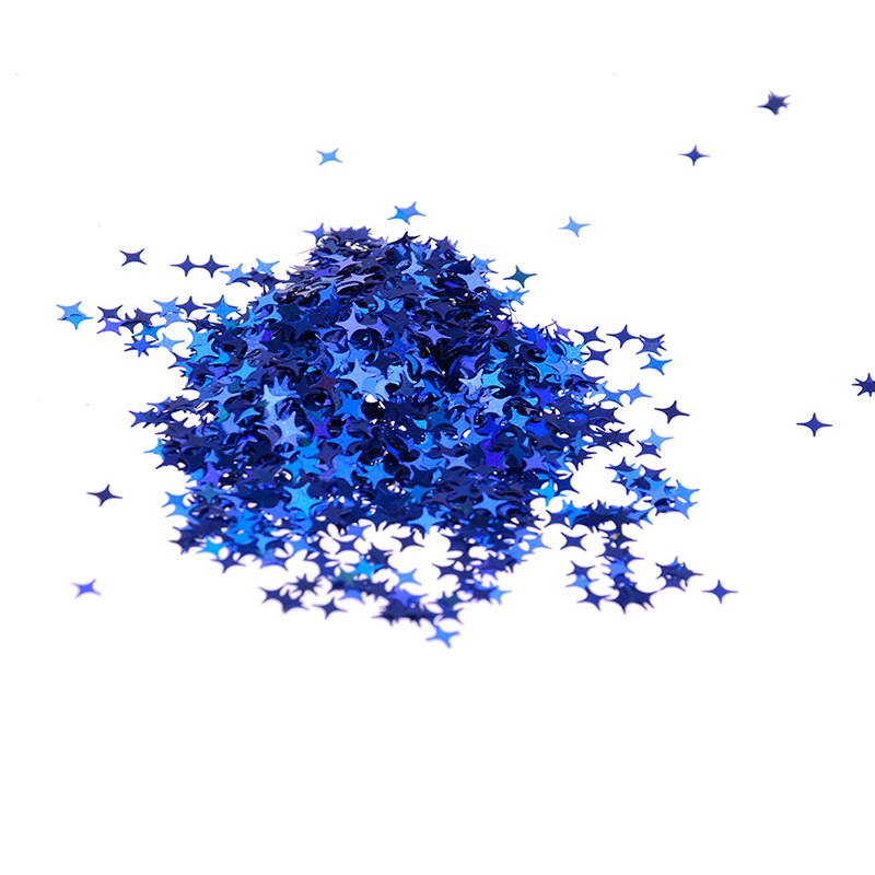 10 gr/paket Vier Stern Glitter Diy Kristall Schleim Liefert Ultra-dünne Scheiben Nägel Kunst Tipps Box Zubehör Dekoration Spielzeug für Kinder
