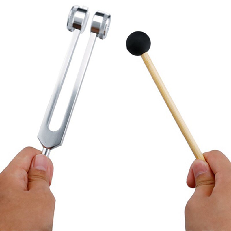 Fourchette de réglage Musical en alliage d&#39;aluminium om136.1 hz, Kit d&#39;instruments pour la guérison du son, outils de Vibration sonore