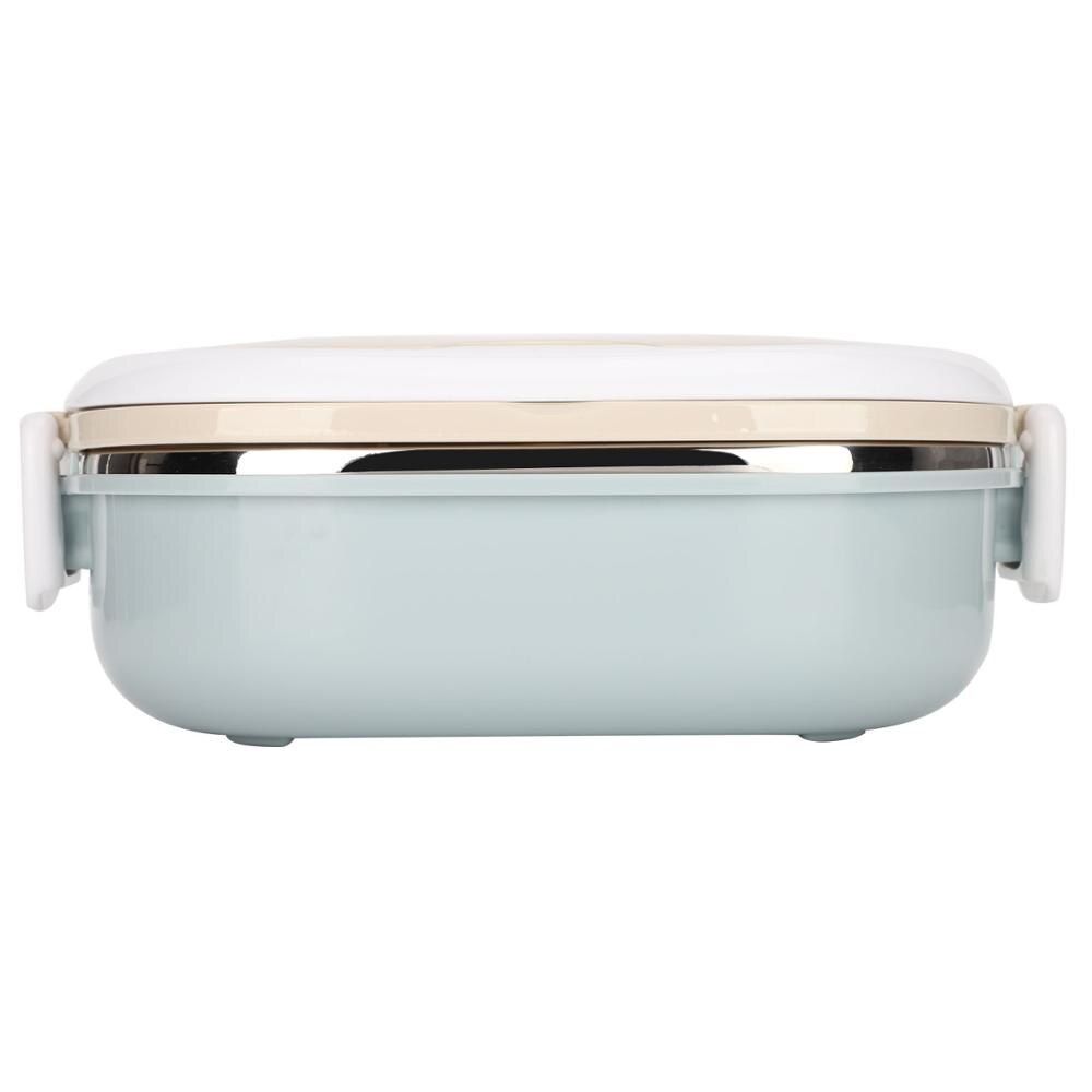 Multi-layer Lunch Box Portable Stainless Steel Insulated Thermal Heated Bento Box Food Container for Student Children Work: 1 Tiers