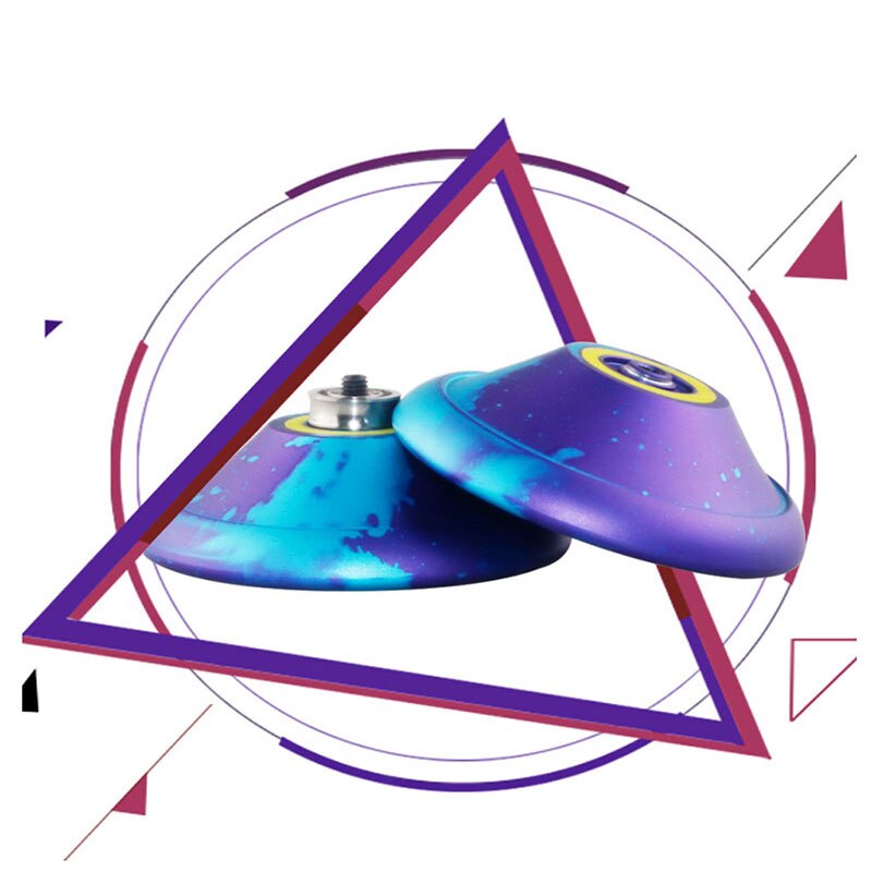 Top Magic Exquisite Color K8 Ghost-Hand Metal Yo-Yo For Tricks Large Diameter Easy Operate Fancy Yoyo Kids Toy