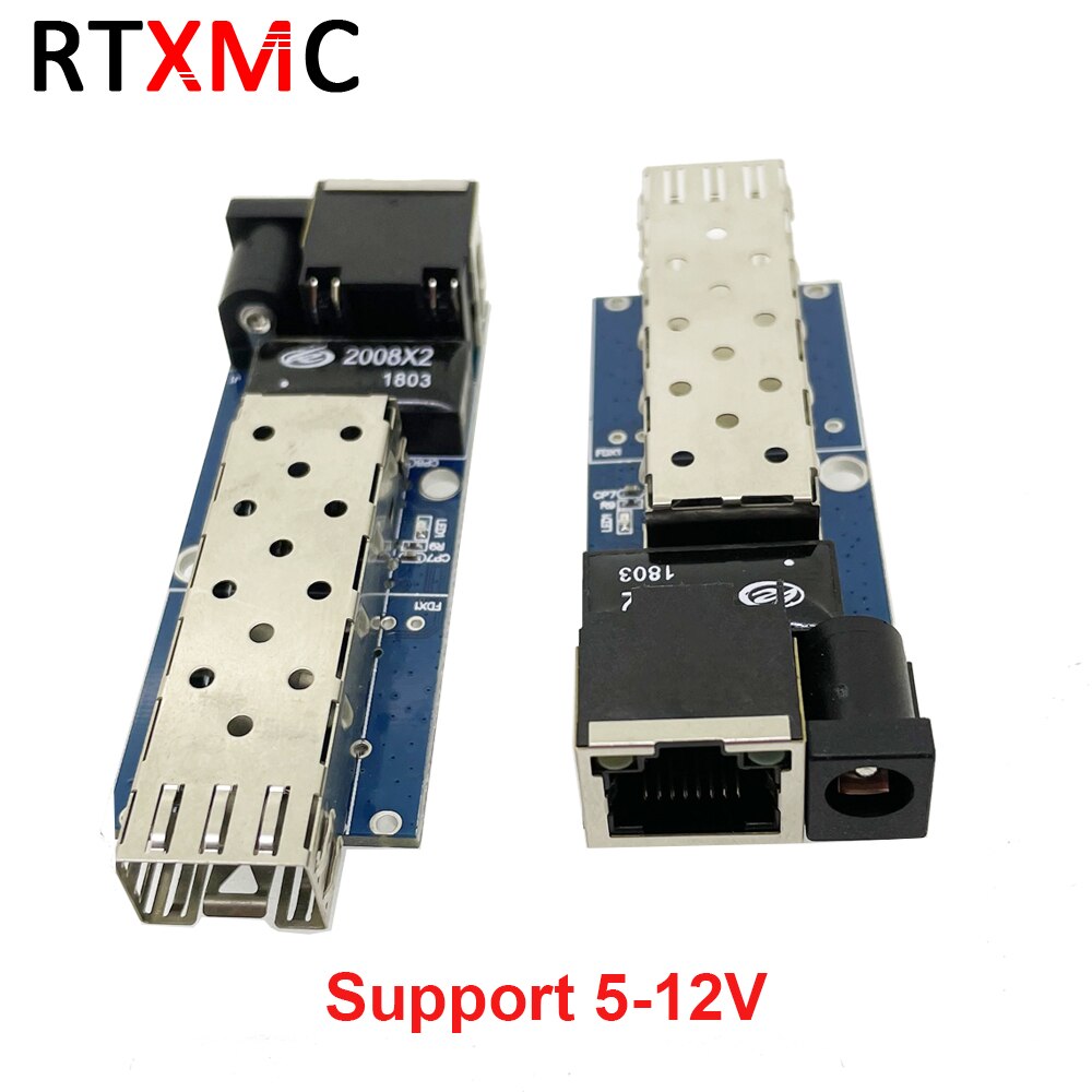 Convertisseur De média Fiber optique Sfp, convertisseur De média Ethernet,: WHITE