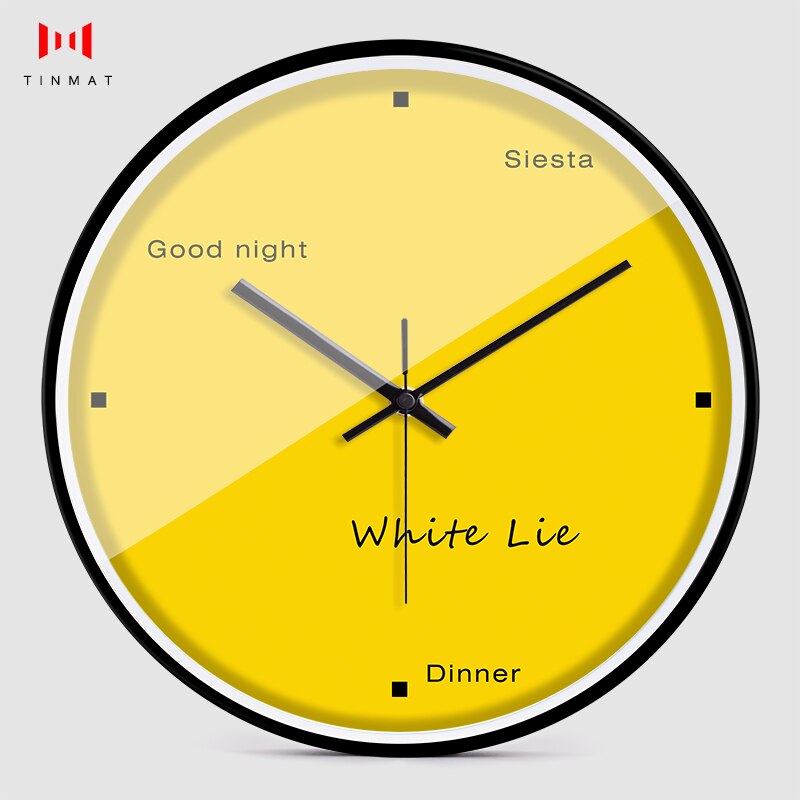 Nordic Digital Wall Clocks Living Room Silent Quartz Clocks Bedrooms Yellow Wall Clocks Relojes De Pared Home Decor Bb50wc