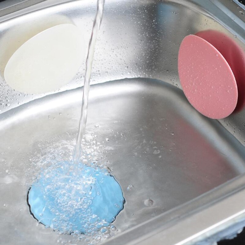 Kreis PVC Waschbecken Sieb Filter Wasser Stopper Bodenablauf Haar Fänger Badewanne Stecker Schlecht Küche Becken Stopper