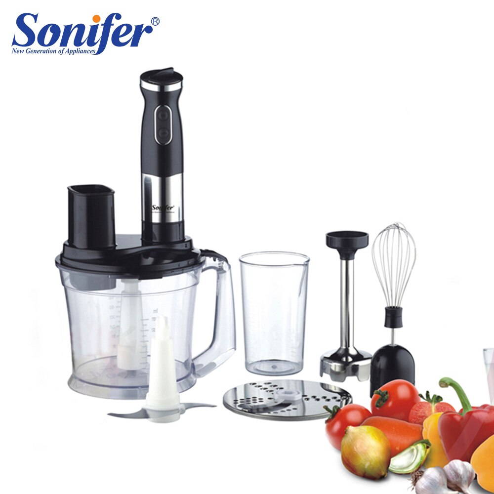 Multifunction Blender 2 Speeds Electric Food Mixer Kitchen Detachable Hand Blender Egg Beater Vegetable Stand Blend Sonifer